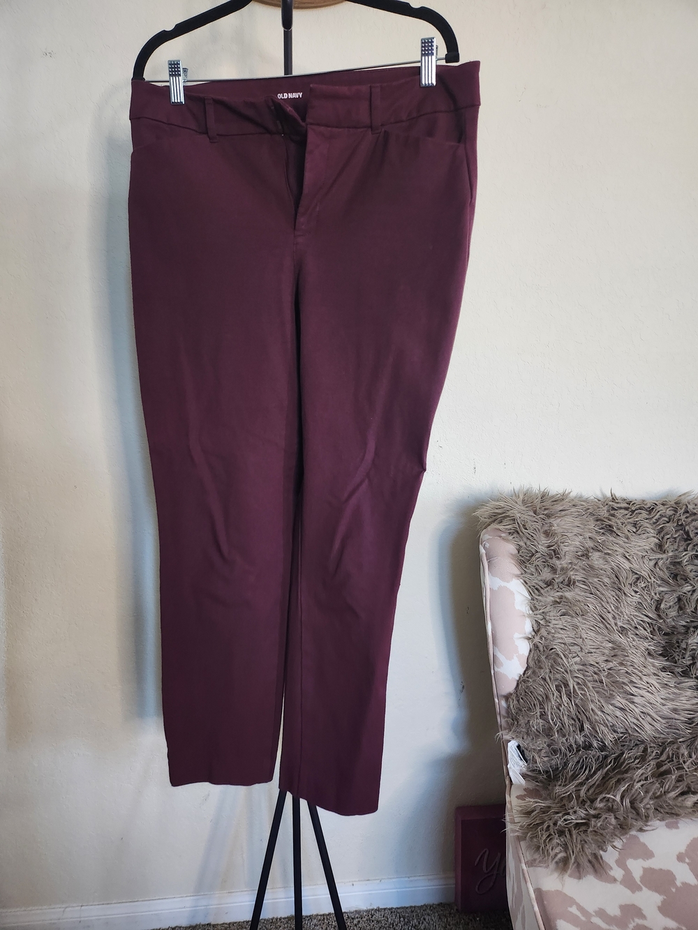 Old Navy Women's Ankle-Length Pants - Wine